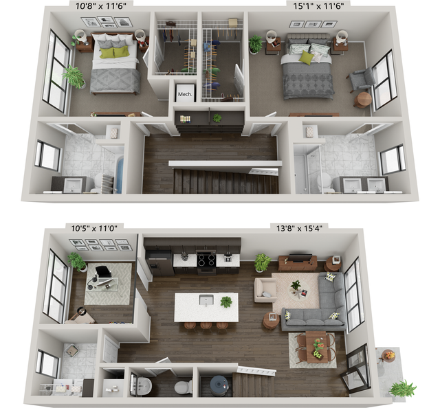 TH1 floor plan